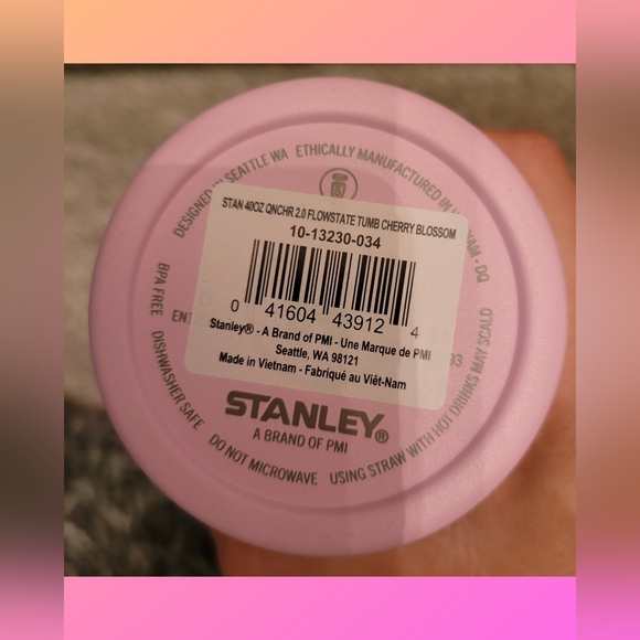 BRAND NEW! Stanley Cherry Blossom Insulated Tumbler - Picture 3 of 4